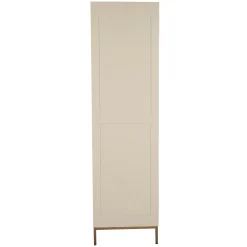Colonne salon bois sable 1 porte rainurée CORTINA