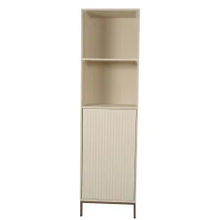 Colonne salon bois sable 1 porte rainurée CORTINA
