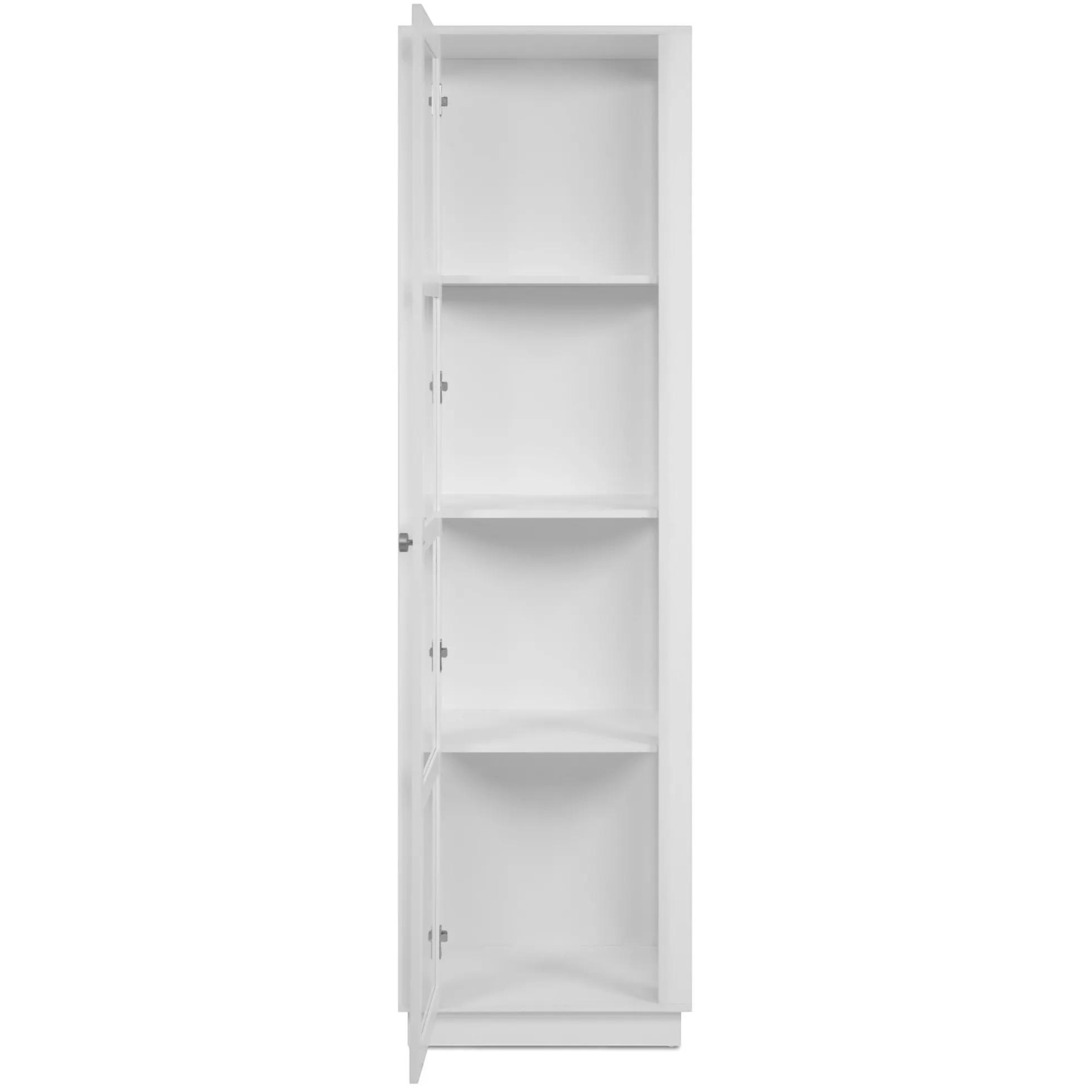 Colonne vitrine blanche 1 porte 4 niveaux RAVEN