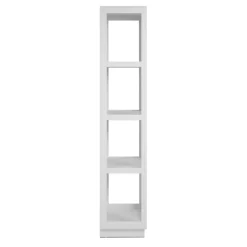 Colonne vitrine blanche 1 porte 4 niveaux RAVEN
