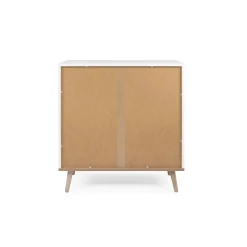 Commode blanche 3 tiroirs style scandinave ALVA