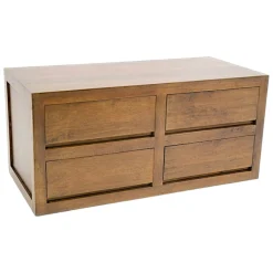 Commode chambre moderne bois massif OLGA