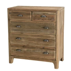 Commode de chambre en bois de pin recyclé DENVER