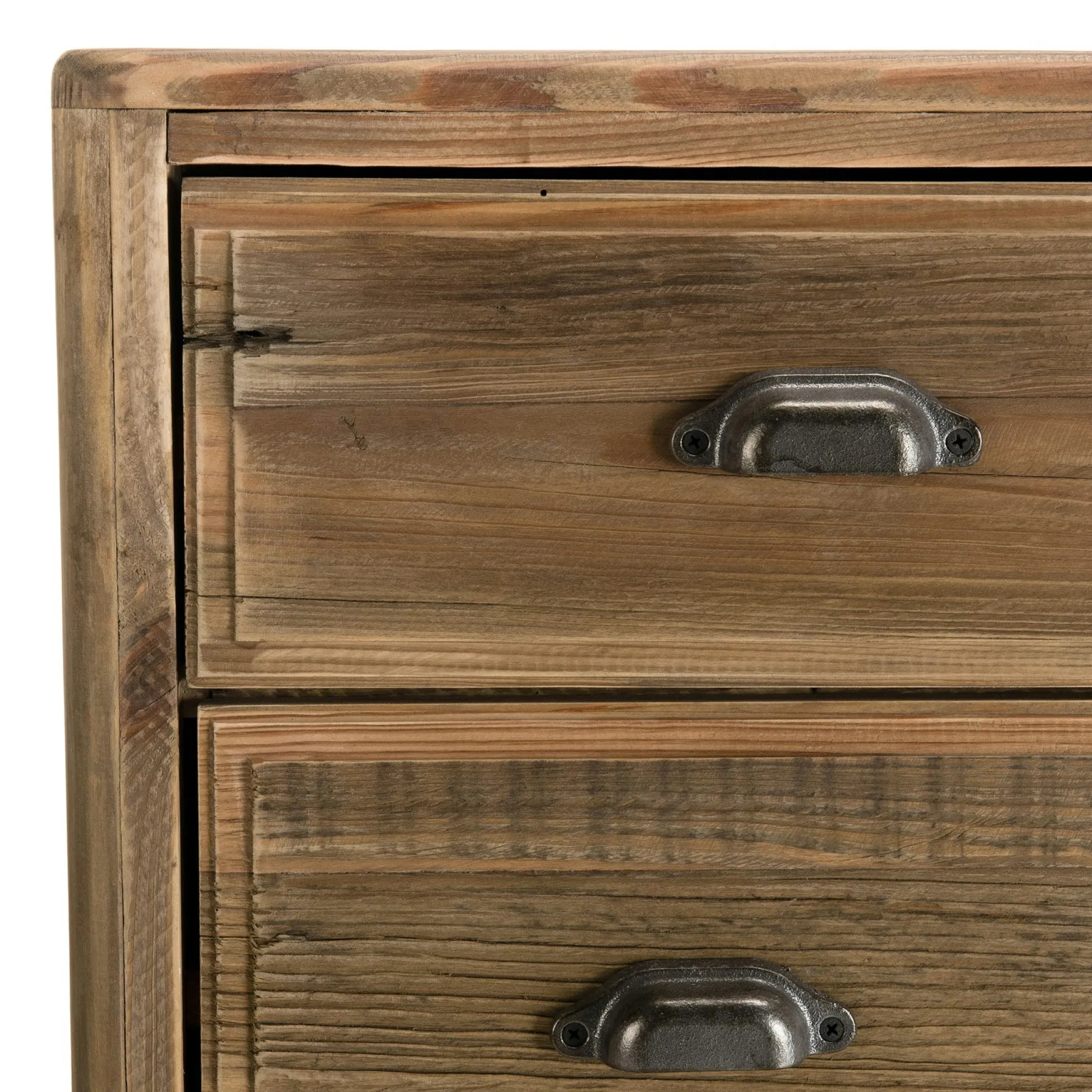 Commode de chambre en bois de pin recyclé DENVER