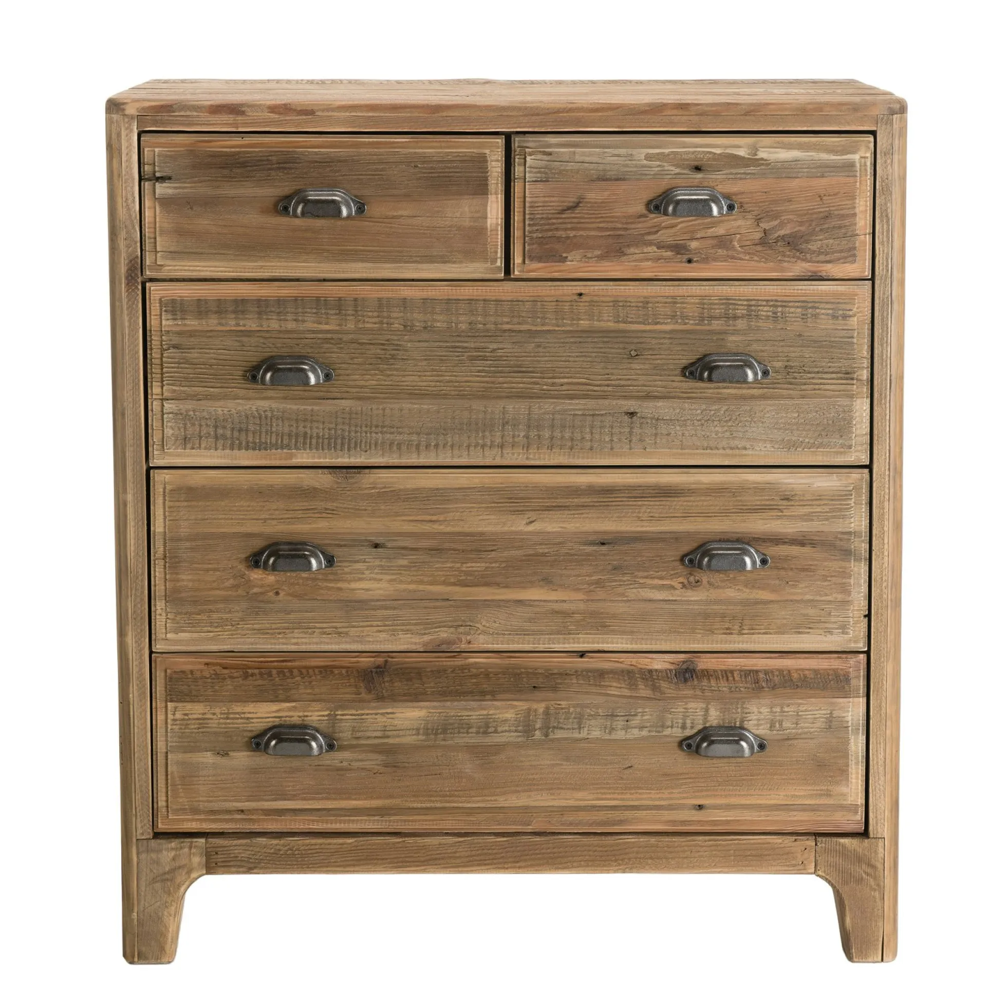Commode de chambre en bois de pin recyclé DENVER