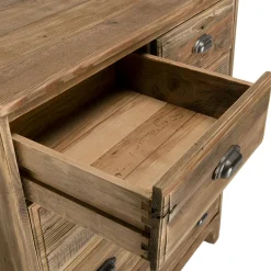 Commode de chambre en bois de pin recyclé DENVER