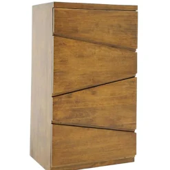 Commode destructurée hévéa 4 tiroirs 110cm OLGA