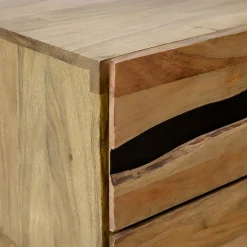 Commode en bois d'acacia 3 tiroirs CANYON