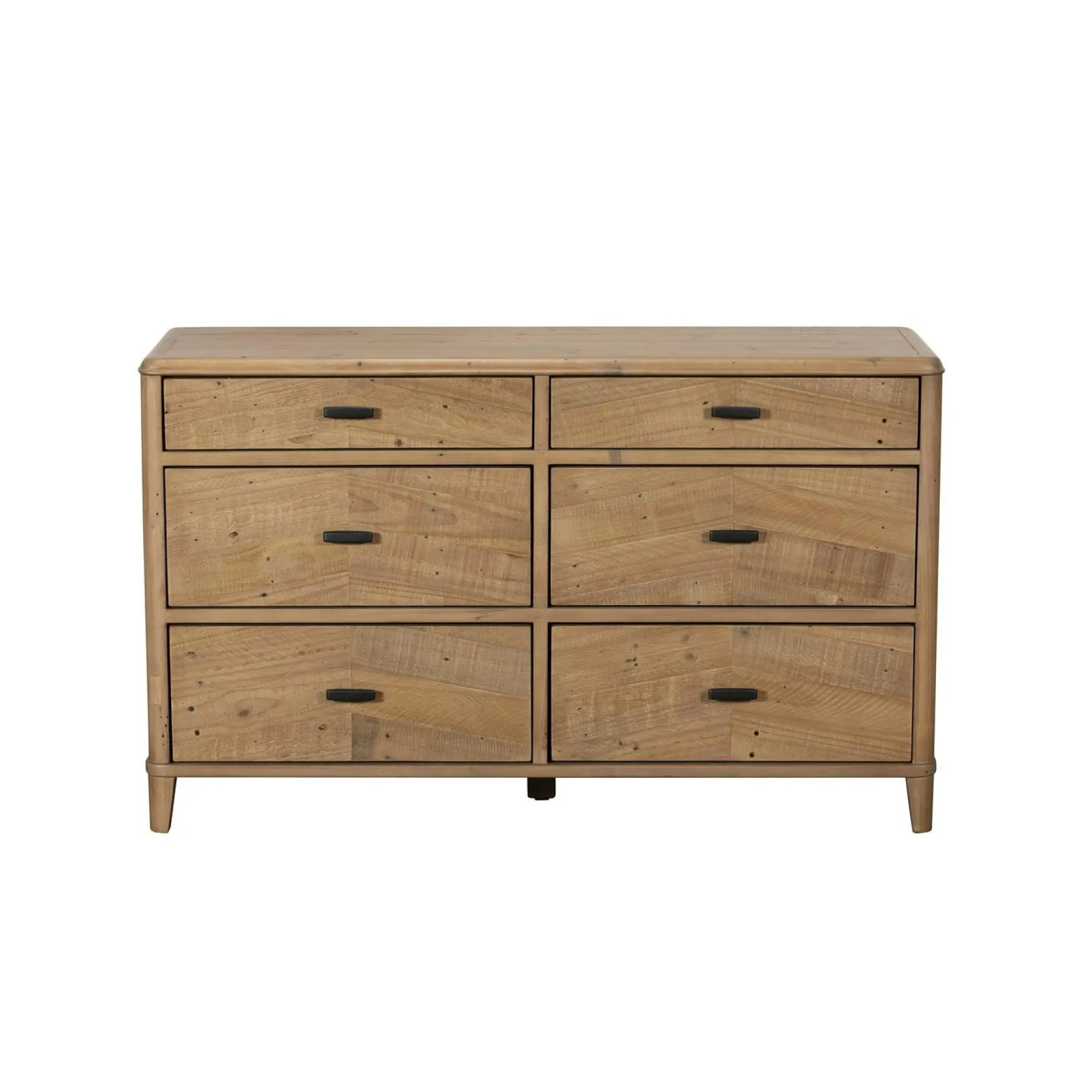 Commode en bois recyclé FSC 6 tiroirs HANOI