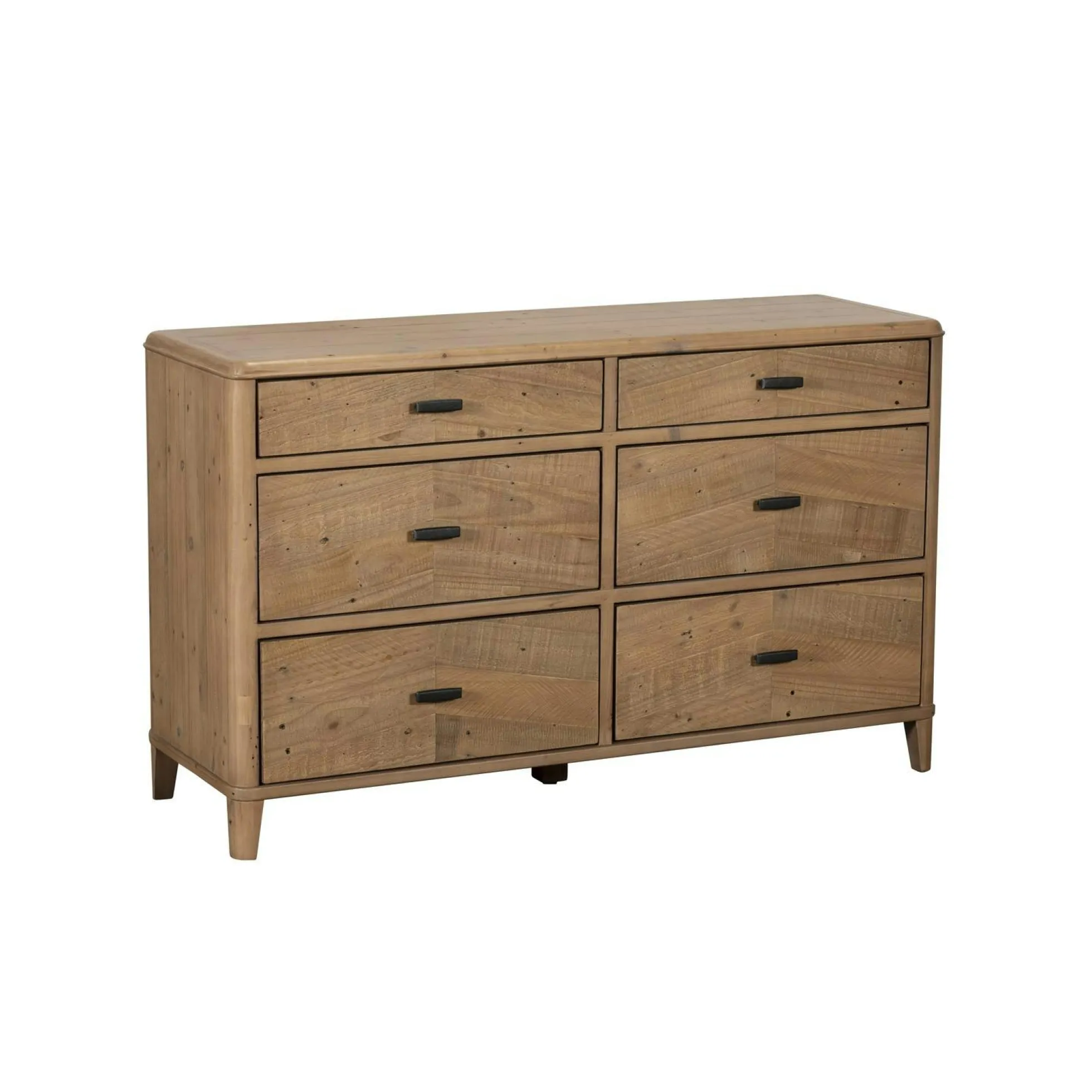 Commode en bois recyclé FSC 6 tiroirs HANOI