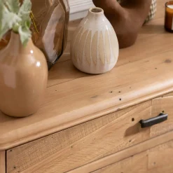 Commode en bois recyclé FSC 6 tiroirs HANOI