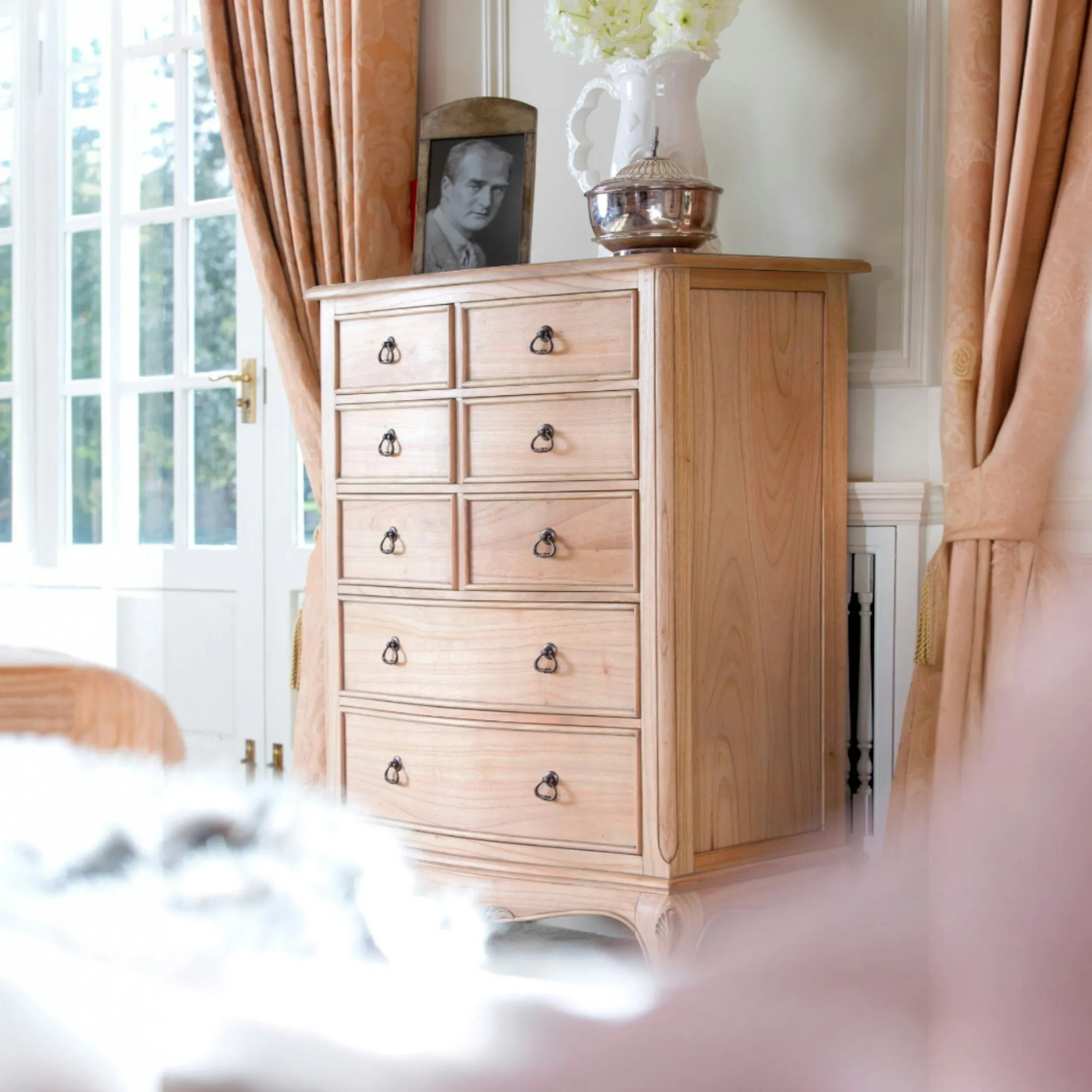 Commode en bois 8 tiroirs BLOIS