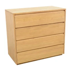 Commode Hévéa 4 tiroirs 90x45x86cm BALTIC
