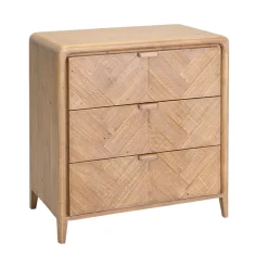 Commode 3 tiroirs en bois recyclé KEARNEY