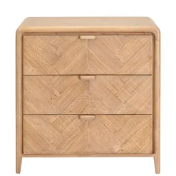 Commode 3 tiroirs en bois recyclé KEARNEY