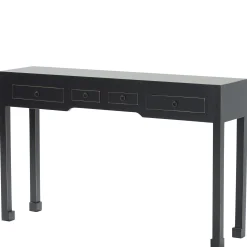 Console asiatique 4 tiroirs hévéa 120cm MAORI