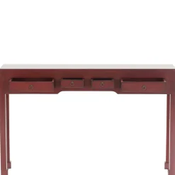 Console asiatique 4 tiroirs hévéa 120cm MAORI