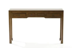 Console asiatique 4 tiroirs hévéa 120cm MAORI