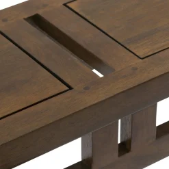 Console bois massif style colonial MAORI