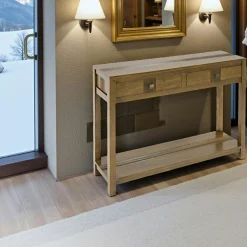 Console bois massif style rétro GALA