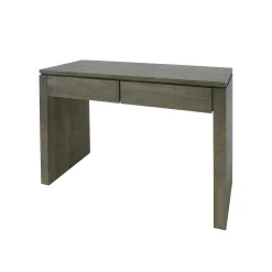 Console bureau bois moderne hévéa 109cm HELENA