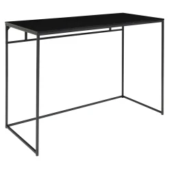 Console/bureau noir - design minimaliste TALLINN