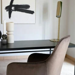 Console/bureau noir - design minimaliste TALLINN