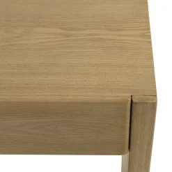 Console couleur naturelle 3 tiroirs design arrondi VELAR