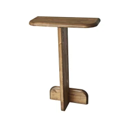 Console d'entrée design en bois brun SITIA