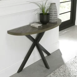 Console d'entrée en marqueterie de chêne ARLINGTON