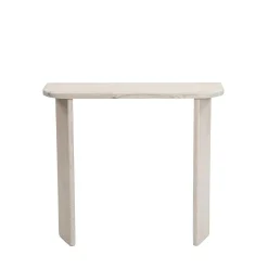 Console d'entrée moderne en bois blanc SITIA