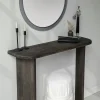 Console d'entrée moderne en bois grisé SITIA