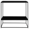 Console d'entrée noire double plateau VARDE