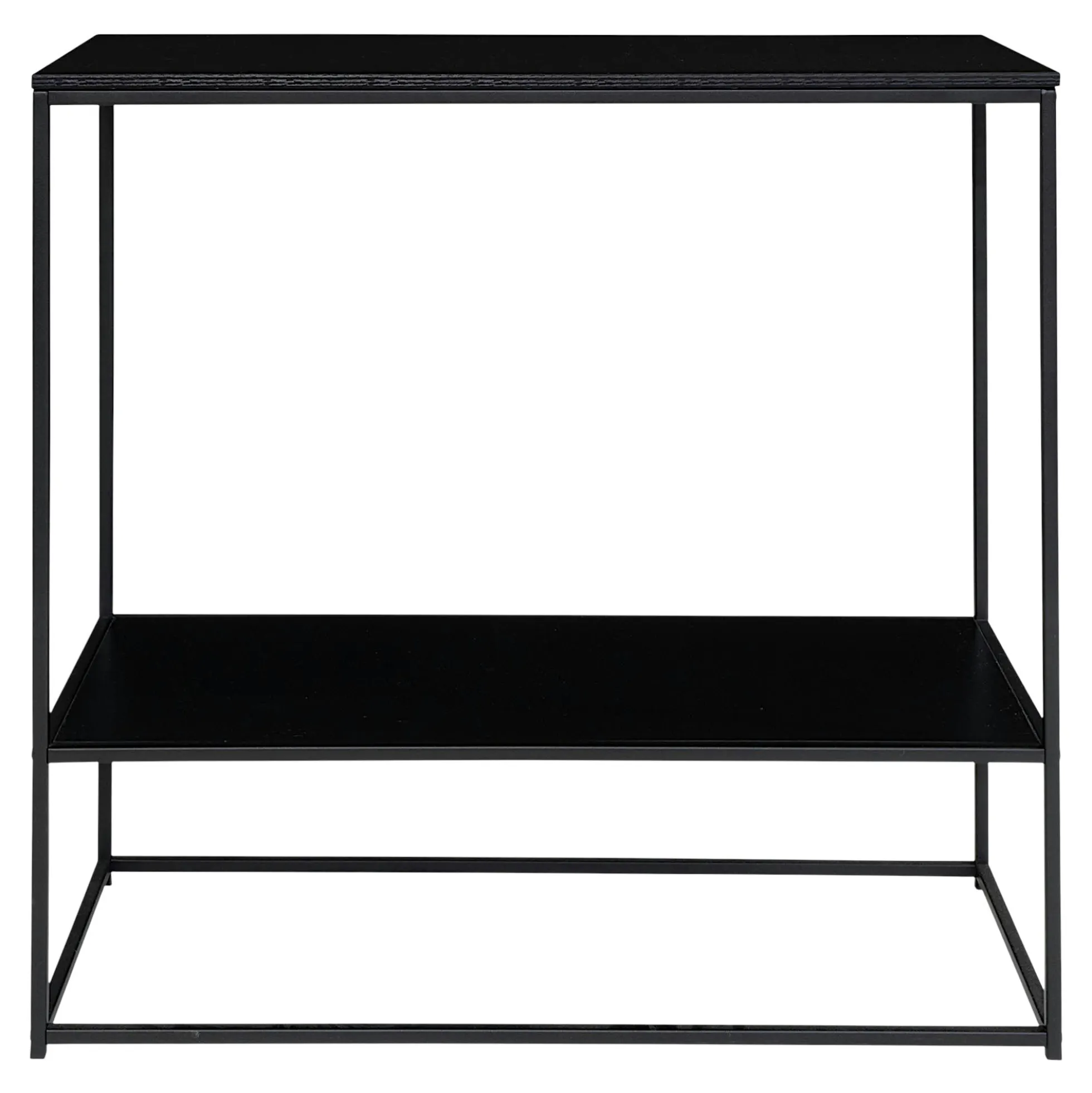 Console d'entrée noire double plateau VARDE