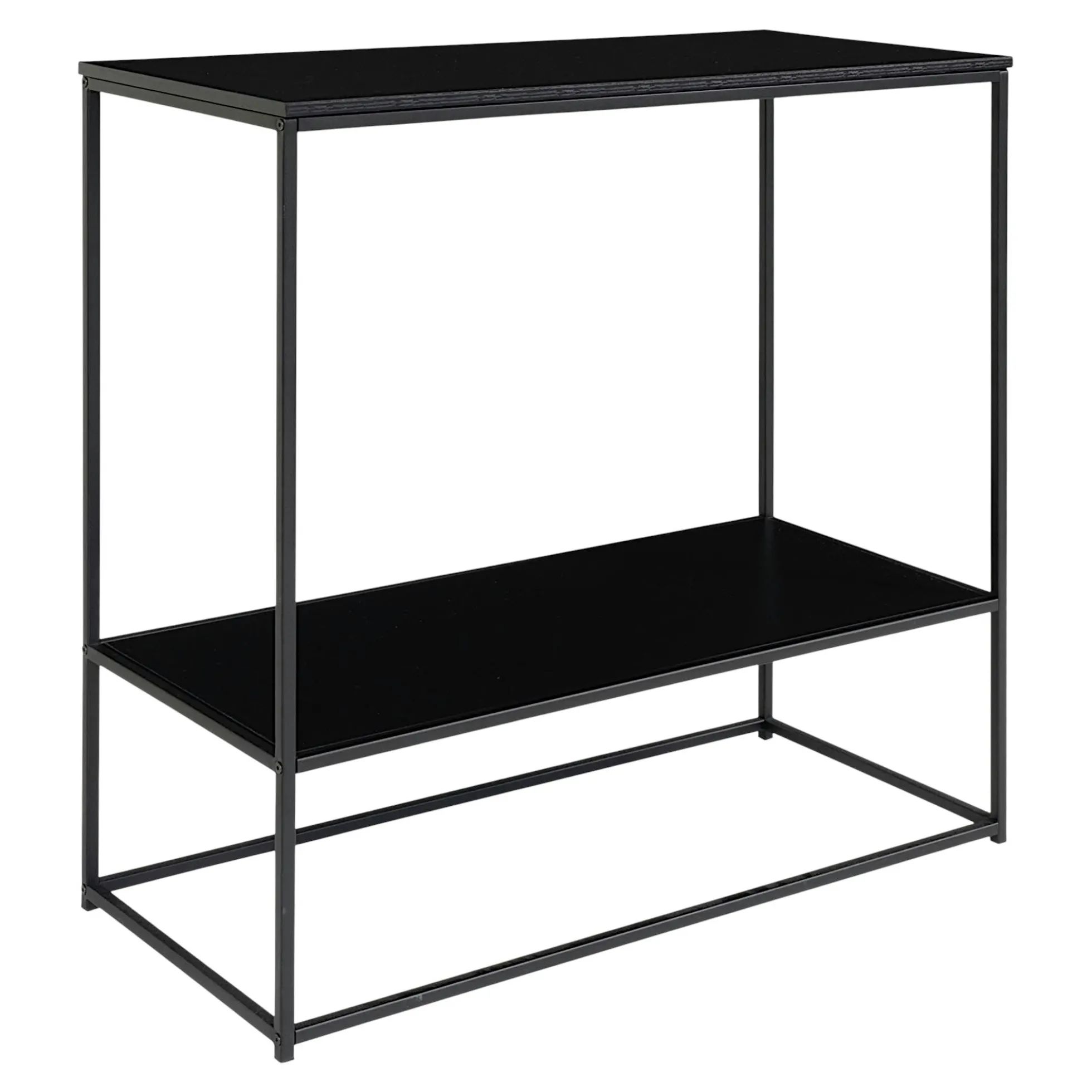 Console d'entrée noire double plateau VARDE