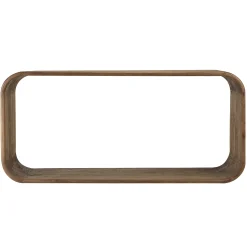 Console design arrondi en bois de mindi ARCUS