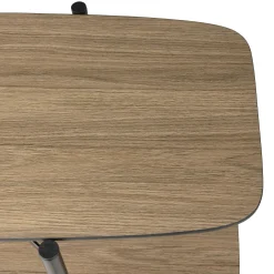 Console double plateau couleur bois LANDAISE