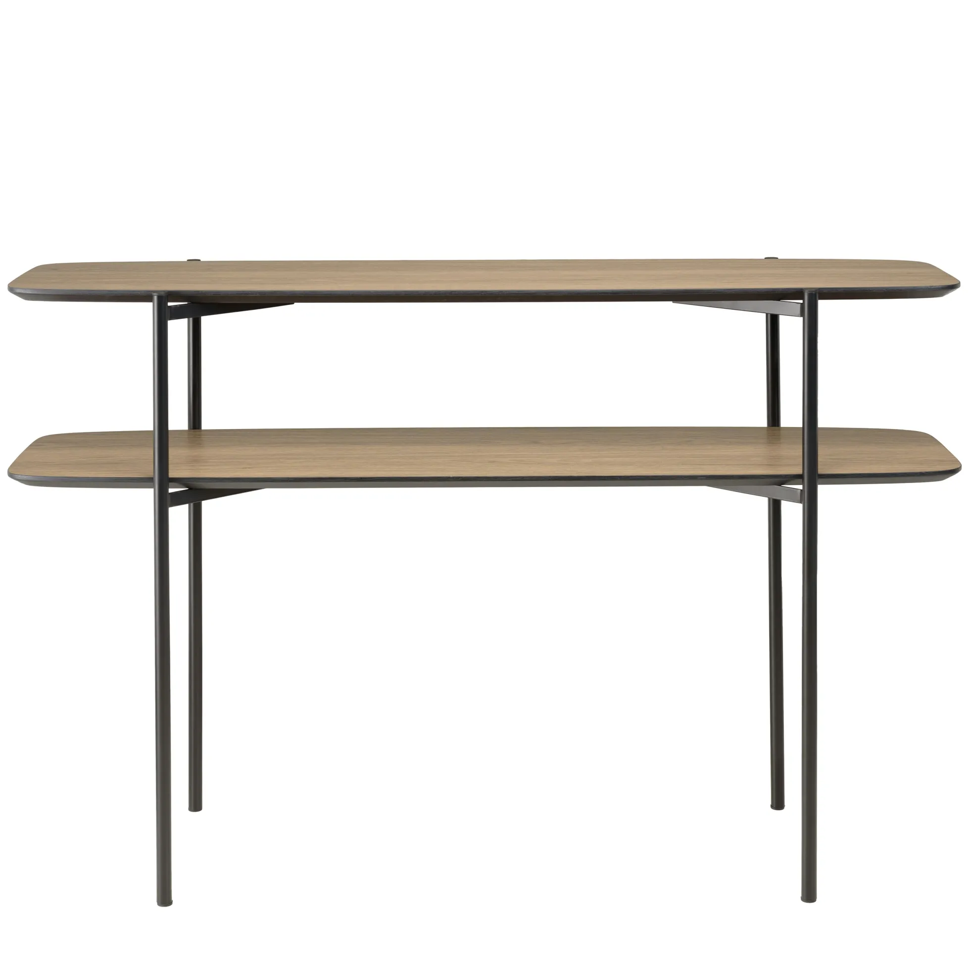 Console double plateau couleur bois LANDAISE