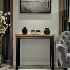 Console en bois et verre ATELIER