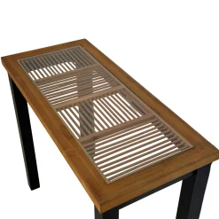 Console en bois et verre ATELIER