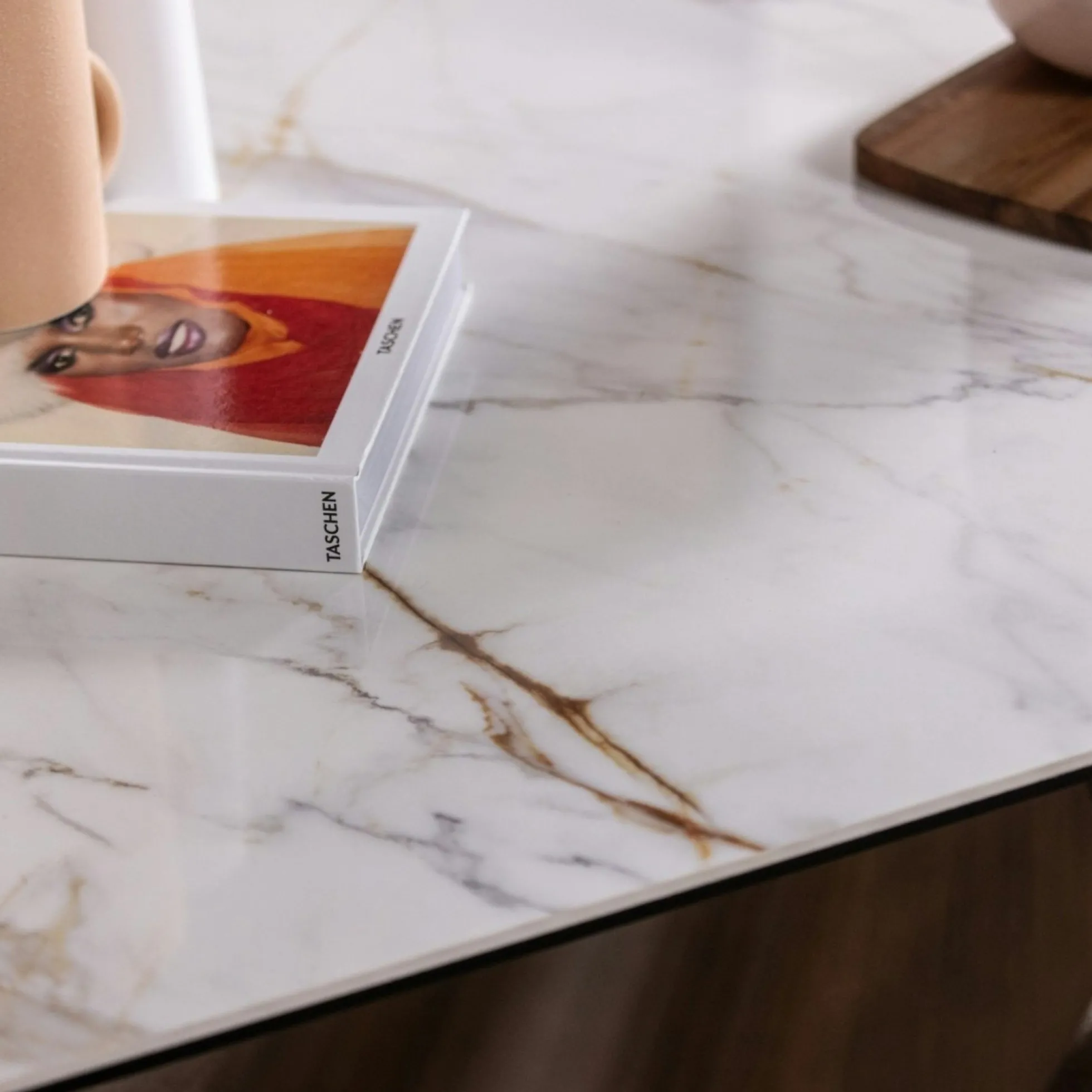Console en céramique blanche SEMPIONE