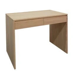 Console Hévéa 2 tiroirs 100x60x78cm BALTIC