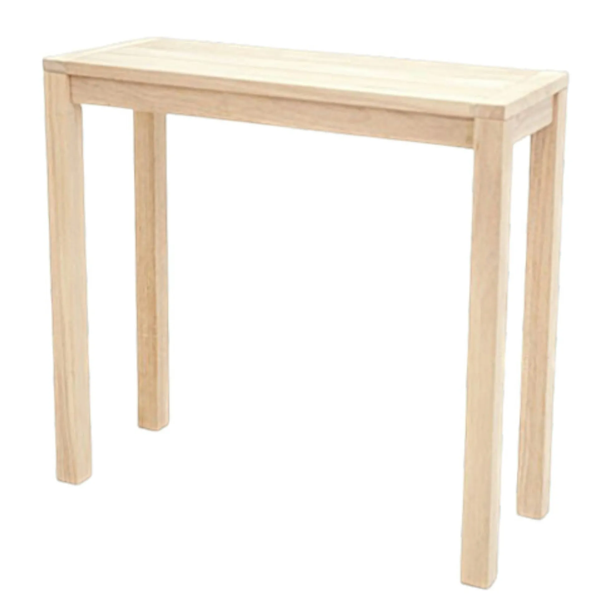 Console moderne bois hévéa 80cm ATTAN