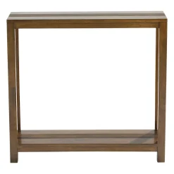 Console 2 plateaux hévéa massif 80cm GALA
