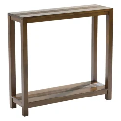 Console 2 plateaux hévéa massif 80cm GALA