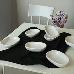 Coupelle en céramique blanc mat 11 cm (lot de 6) EFIRA