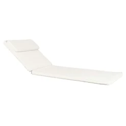 Coussin blanc pour bain de soleil MENDOZA