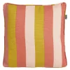 Coussin de canapé, bandes multicolores