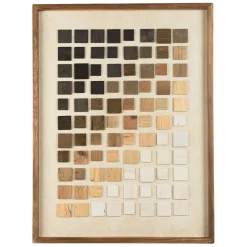 Décoration murale dégradé de mosaïque sur tissu 62 x 82 cm DENVER