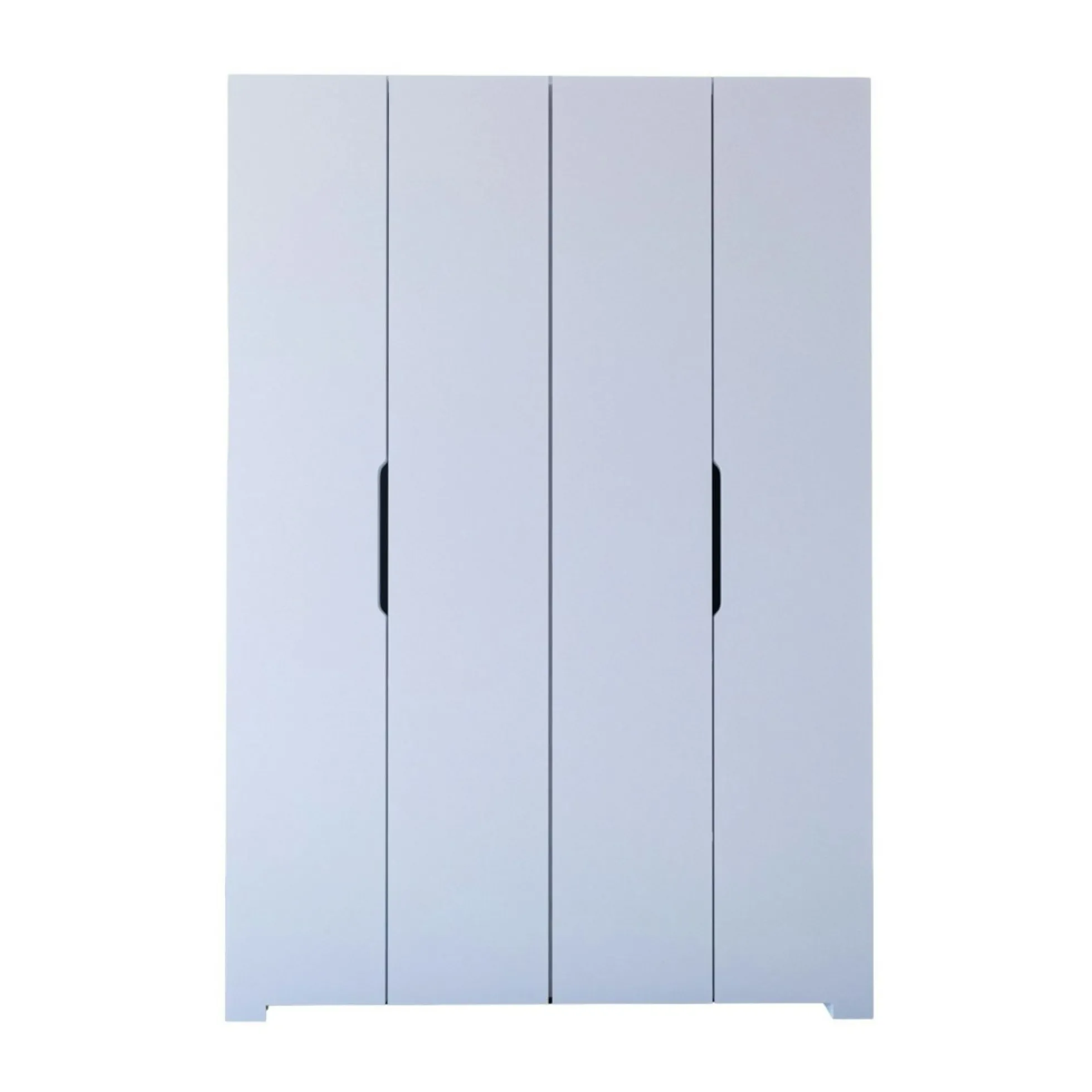 Dressing double blanc 4 portes 2 penderies 120 cm BYRON